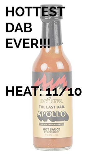 Image of Hot Ones The Last Dab Apollo Hot Sauce Made With Natural Ingredients & Extra Hot Flavors, The Only Hot Sauce In The World Made With The Apollo Pepper, 5 fl oz Bottle (1-Pack)