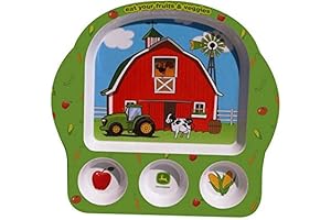 John Deere Plates and Utensils for Kids