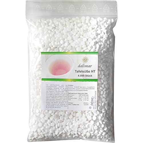 Dalimar Tafelsüße HT Süßstoff der Hobbythek (4.000 Stück)