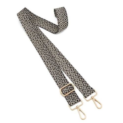 Image of ZOOEASS Wide Shoulder Strap Adjustable Replacement Belt Guitar Style Crossbody Bag Handbag Strap Multicolor Canvas Straps(Wide:1.5in)(Color16)