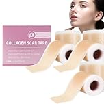 3pcs Silicone Scar Tape Roll - 4cm x 150cmReusable Medical Grade Scar Sheets for Scars Removal, C-Section, Surgery, Acne & Burn Scars-Skin Friendly & Breathable Silicone Gel Patch (A-3pc)