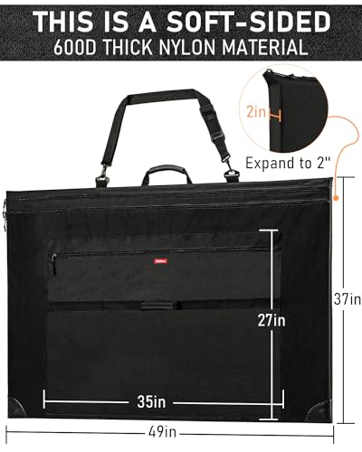 Image of Nicpro Light Weight Art Portfolio Bag, 36x48 Extra Large Art Portfolio Case