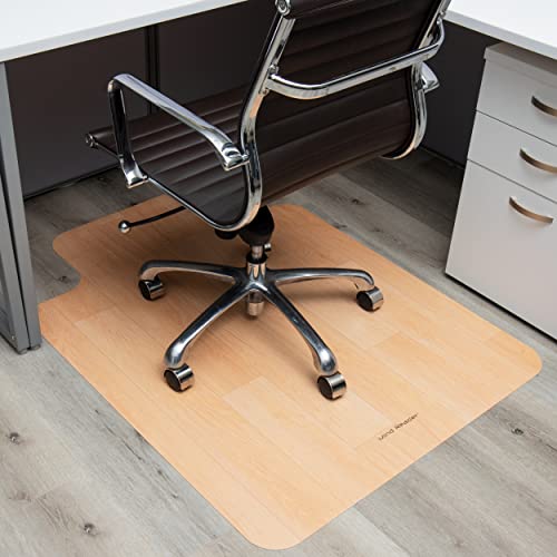 Tapis de sol pour chaise de bureau Mind Reader revêtement robuste haute résistance noir - 3