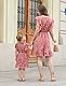 PATPAT Mutter Tochter Kleid Set: Gepunktetes Kleid mit Flatterärmeln für perfekte Familien-Matching-Outfits,Kleider für Baby - Mädchen/Mädchen/Damen
