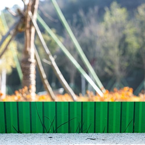 Valla de jardín con borde modular y panel de malla resistente al sol 3