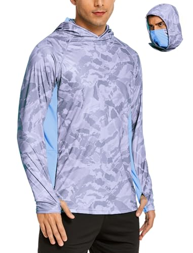 40% Off COOrun Men's UPF 50+ Hooded Sun Shirt with Mask