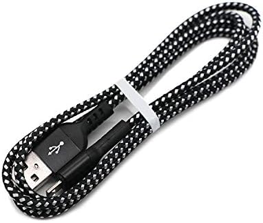 Maclean MCE483 Kabel USB do szybkiego ładowania, USB na micro USB, 5 V / 2,4 A, High Speed, kabel przyłączeniowy z nylonowym oplotem, do transmisji danych (USB na micro USB C, 2 m)