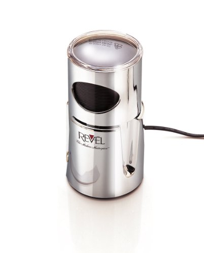 Revel Chrome Wet and Dry Coffee Spice Grinder, 220 Volts (Not for USA-European Cord), 4.5 x 4.5 x 8.5 inch