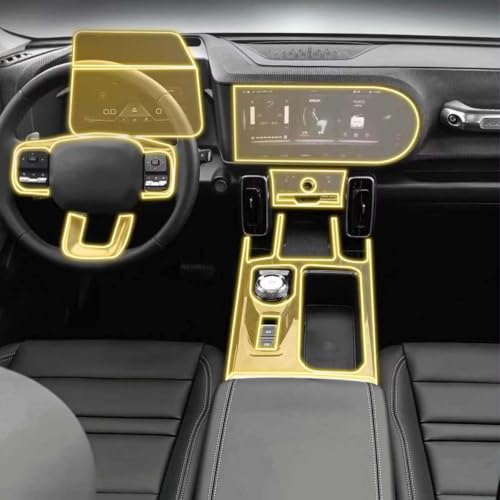 Protector de pantalla de TPU para salpicadero y consola central de coche GWM Haval Dargo 2023-2025