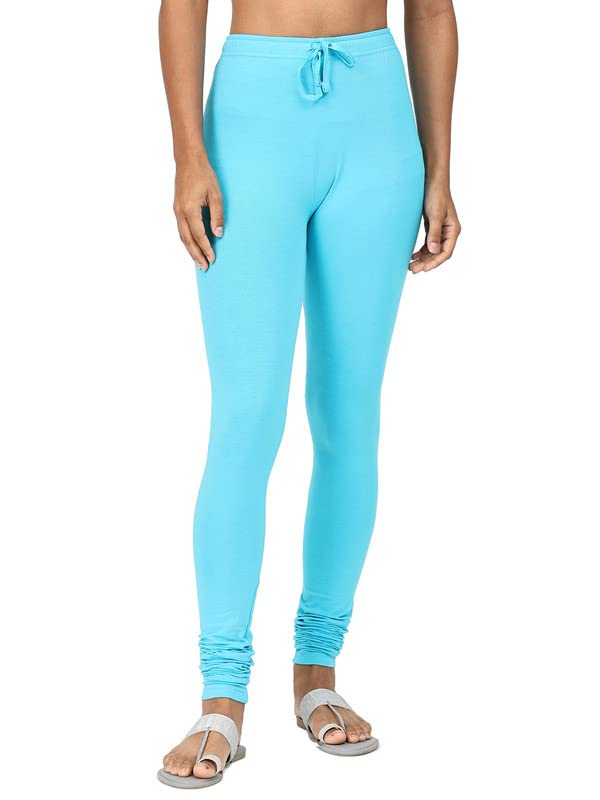 Image of Robinbosky Cotton Churidhar Leggings for Women - Stylish, Stretchable & Flattering Fit for All-Day Comfort