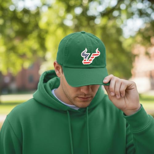 Gorra Baseball University of South Florida USF Bulls verde miniatura 5