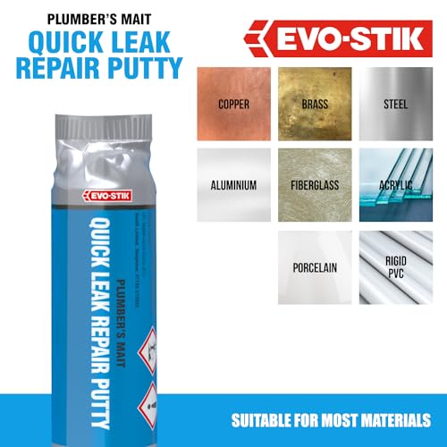 EVO-STIK Plumber's Mait Quick Leak Repair Putty: The Instant, Waterproof Solution for Emergency Plumbing Repairs