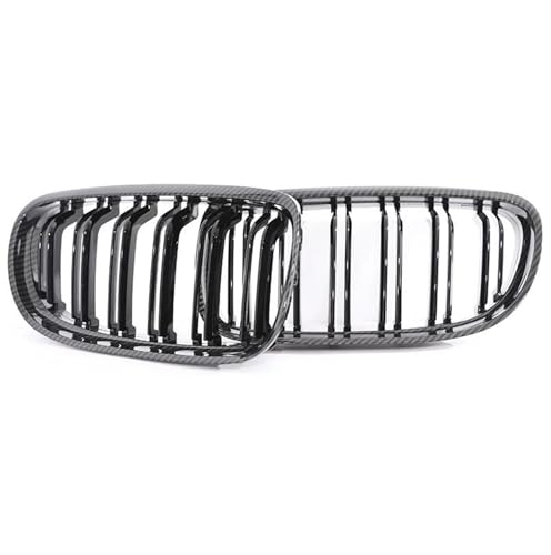 Grille calandre avant BMW E90 E91 LCI 2009-2012 double lamelle noire