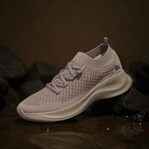 Image of Neeman's Knit Gliders Men Sneakers | Stylish Casual Shoes for Men with Airknit Breathable Upper | Anti-Skid EVA Sole Footwear | Lightweight Lace-Up Sneaker