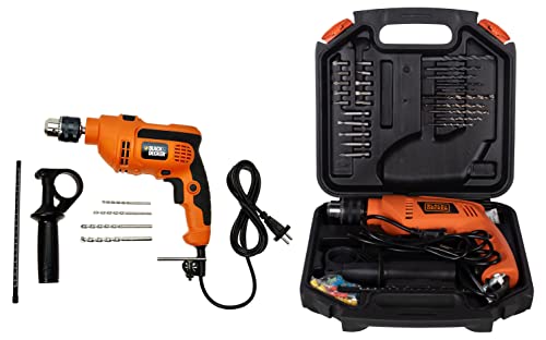 BLACK + DECKER HD555KA50 13mm 550 Watt Impact Drill Kit