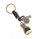 Joyfeel buy 1 Stück Kreatives Schlüsselanhänger Retro Boxhandschuhe Form Frauen Tasche Anhänger Legierung Schlüsselbund für Schlüssel/Auto/Tasche/Handy