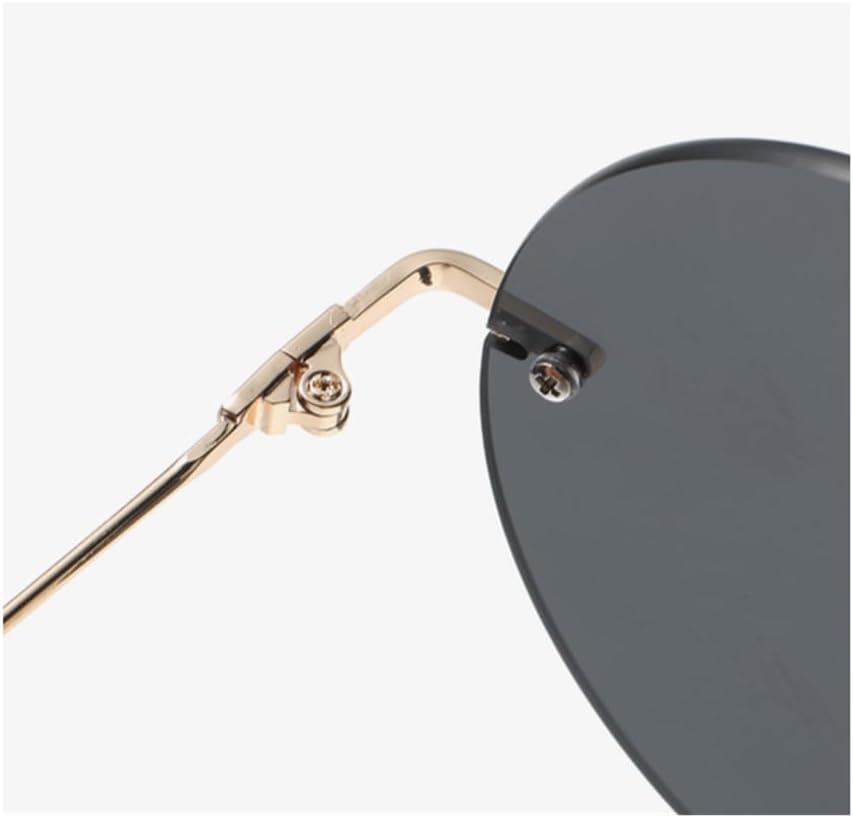 ENTHYI Letter NO Party Rimless Irregular Design Sunglasses For Men/Women UV400 Streetwear Eyewears - Image 6