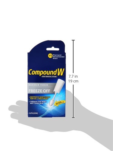 image for Compound W Wart Remover, Freeze Off Kit, 8 ct (Packaging May Vary), Wh