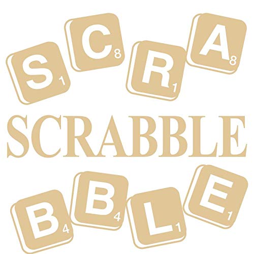 Game Night Plaques, Custom Engraved Scrabble Board Games Trophy Plaque Award, Great Customizable Scrabble Awards Prime