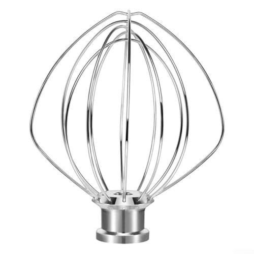 Batidor mezclador, batidor de huevos de acero inoxidable para K45WW 4.5QT, accesorio de repuesto compatible