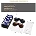 VANLINKER Retro Aviator Polarized Sunglasses for Men Women Trendy 70s Vintage Plastic Frame Sun Glasses VL9750 Black+Brown Tortoise
