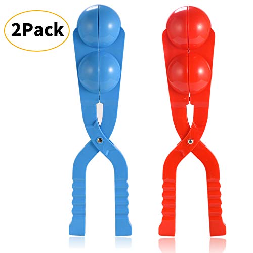 CWLAKON Two Snowball Makers,Perfect Outdoor Play Snow Toys for Kids,Two Balls Let You