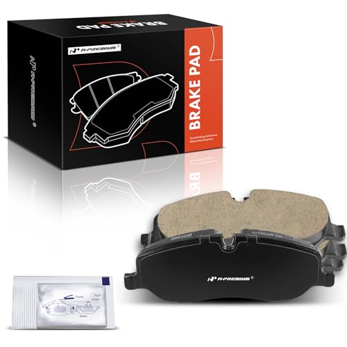 Image of A-Premium Front Ceramic Brake Pads Compatible with Land Rover & Rover