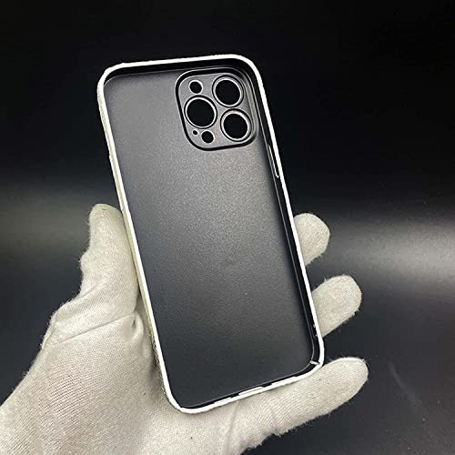 Coque iPhone 12 anti-rayure caméra étui cuir lézard blanc antichoc