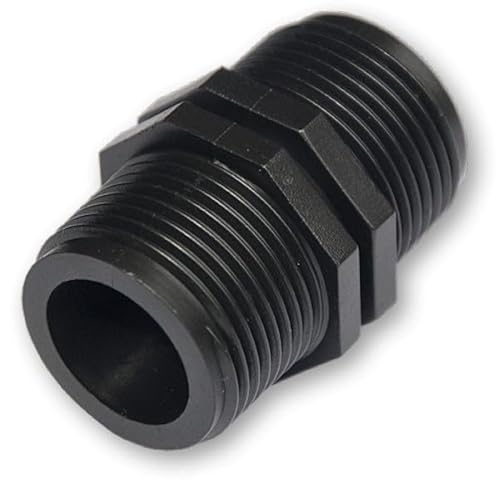 LEM Select Raccord de jonction fileté polypropylène Mâle/Mâle 3/4 (20/27) (Lot de 5)