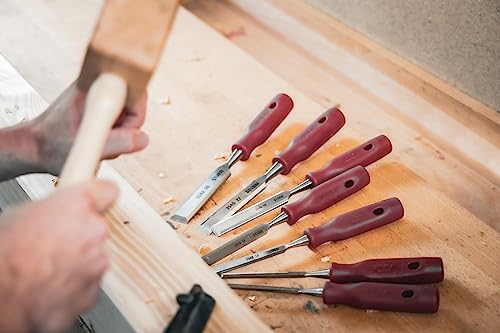 Stubai 354106 Set di Scalpelli con Manico in