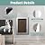 Dog Door Aluminum Pet Door with Extra-Large Flap, Doggie Door Designed with Automatic Closing Magnetic Flap, Telescoping Tunnel & Lockable Sliding Panel for Extreme Weather,Medium