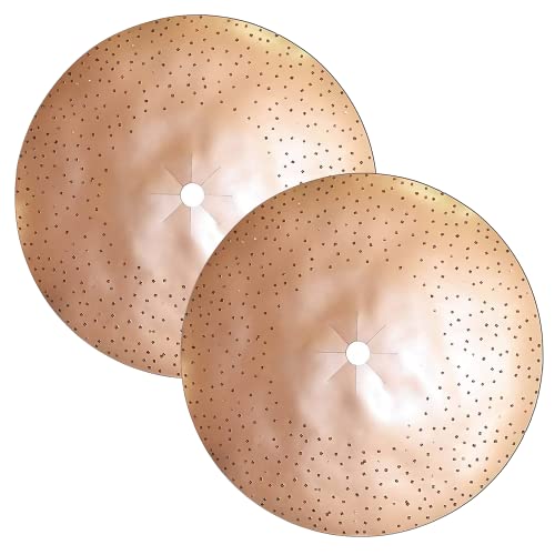Virginia Abrasives 421-80017 - 2pc 17" Tungsten Carbide Abrasive Disc, Two-Sided Grinding/Polishing Disc for Carpets, Adhesive, Epoxy, Concrete Surfaces for Finishing, Reusable Grinding/Polishing Pads