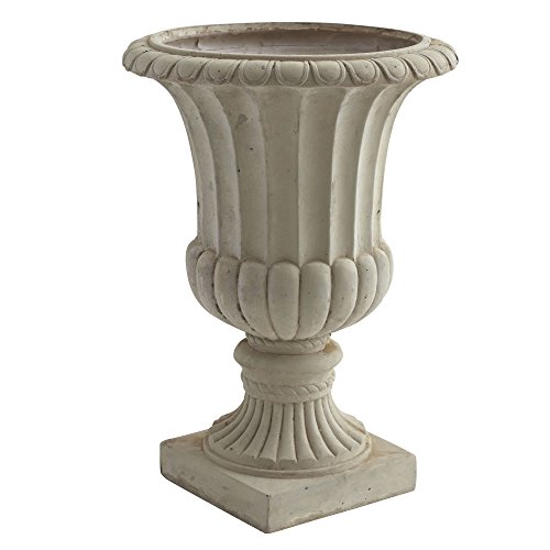 Nearly Natural 20.25in. Large Sand Colored Urn (Indoor/Outdoor) by Nearly Natural - Image 3