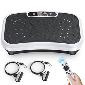 Vibration Plate Exercise Machine Pad Vibrating Plate Exercise Machine Vibration Platform Machines with Weight 330lbs, Power Plate Vibration Platform Whole Body Vibration Plate for Home Gym for Women