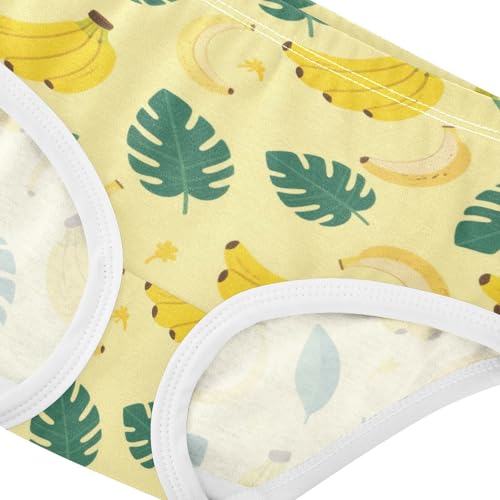 Girls' Underwear Banana Yellow Toddle Brief Panties 2-8 Years 203007004
