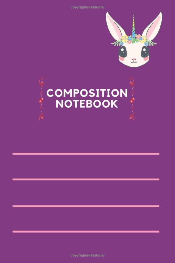 Composition Notebook Unicorn Face Pink, Girls Kids Elementary School Tool For Writing, search & read - 110 Pages - 6" x 9": Composition Notebook ... Writing, search & read - 110 Pages 6" x 9"