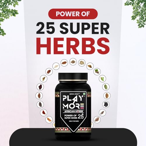 Image of PLAY MOR African Superherbs Herbal Powder | 150g Ayurvedic Wellness Blend for Vitality, Strength & Immunity | Powder for Stamina and Strength (PM-150G)