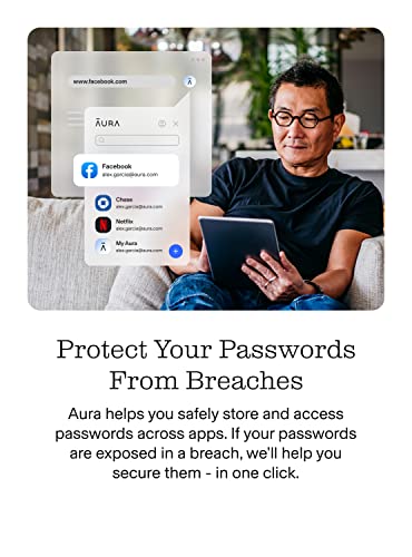 Aura Ultimate Online Safety Suite | Internet Security & Identity Protection Software | Antivirus, Vpn, Password Manager, Dark Web Monitoring | Individual Plan, 1 Year Prepaid Subscription [Online Code] #TOP6