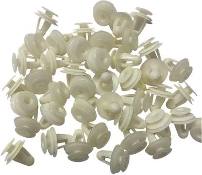 Kylo White Universal Push-Type Car Button |Secure Bumper, Roof, Fender, Mat & Door Pad Fastener (Push Rivets, Pack of 30)-image-23