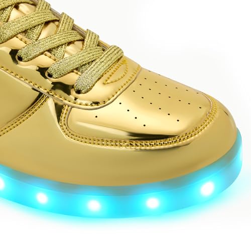 Image of Unisex LED Shoes - Fashion Light Up Sneakers, Breathable USB Charging Glowing Luminous LED Shoes for Men Women