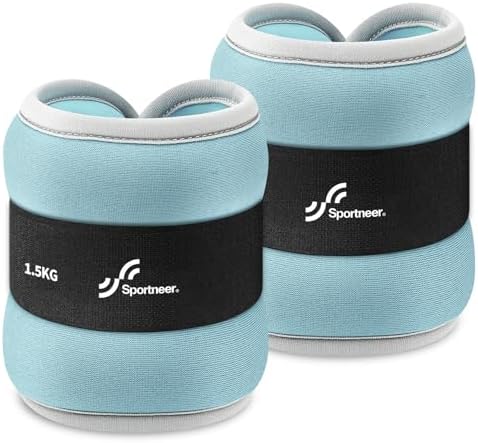 Sportneer Knöchelgewichte für Beine und Arme - Gewichtsmanschetten Set für Frauen und Männer für Krafttraining, Laufen, Walking, Fitness