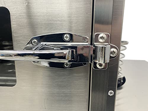 Eqcotwea 1800W Commercial Electric Rotational Pizza Cone Oven With 12Pcs Stainless Steel Cone Bases 110V Ajustable Temperature With Removable Tray For Use With Pizza Cone Forming Machine #TOP6