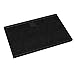 VBChome Plato de ducha acrílico 90 x 120 cm, color negro, estructura de piedra, plato de ducha rectangular plano, sanitario de acrílico estable + Viega Tempoplex