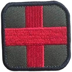 Bordadora De Parches Patch de primeros auxilios 3D pegatina de tela rojo cross bordado bordador de sujeción bucle de bucle insignia de bucle bao corbata
