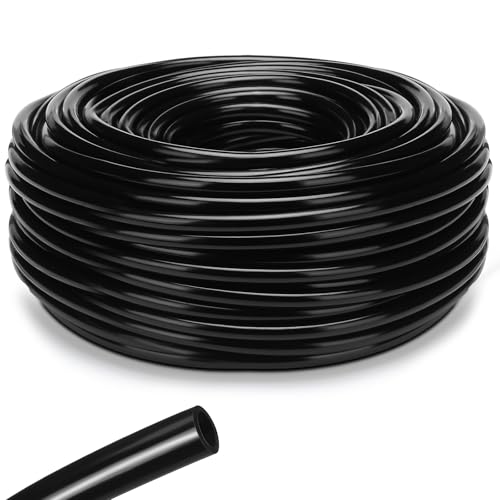 Nuanchu 196 ft 5/16 Drip Irrigation Tubing Blank Distribution Tub...