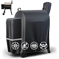 QuliMetal Grill Cover for Traeger Pro 22, Pro 575, Lil' Tex Elite 22, Eastwood 22, Century 22 Series Grills, Z Grills 550B and Z Grills Smoker, Heavy Duty Waterproof Grill Cover with Handle, 600D