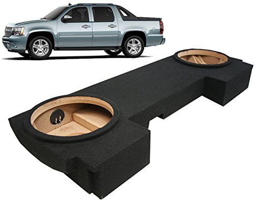 Harmony Audio R124 Bundle Compatible with Cadillac Escalade EXT 2002-2013 Underseat Dual 12 Sub Box & CXA400.1