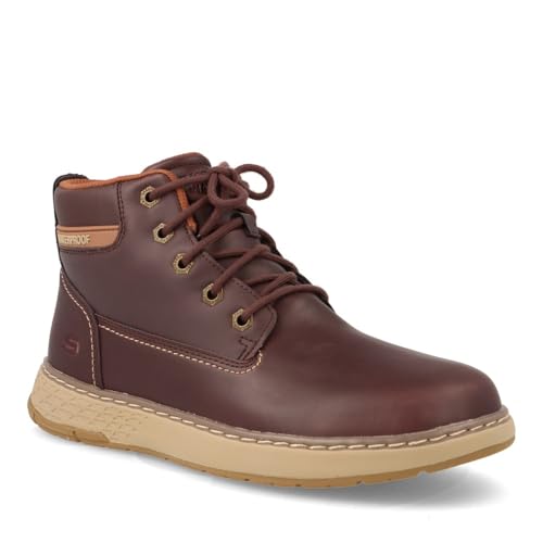 Image of Skechers Men's USA Garlan - Deno Round Toe Waterproof Lace Up