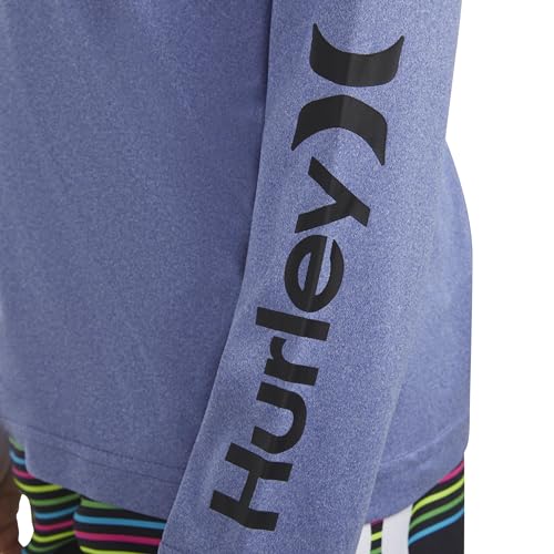 Hurley Boys' Long Sleeve Rash Guard Shirt, Delft Heather, 4 Hurley Boys' Long Sleeve Rash Guard Shirt, Delft Heather, 4 - Image 6