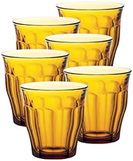 Duralex 1028AB06 Picardie water glass 310ml, without filling mark, 6 Glasses, Transparent